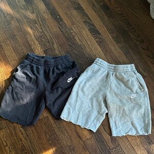 Nike Kids Black and Gray Shorts Duo